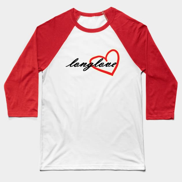 Longlove Baseball T-Shirt by ucipasa